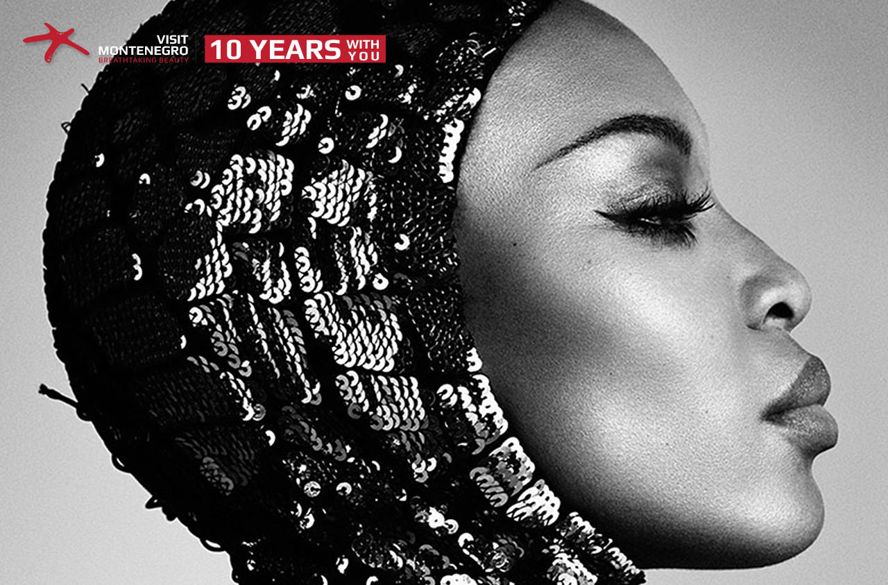 Naomi Campbell in Sveti Stefan