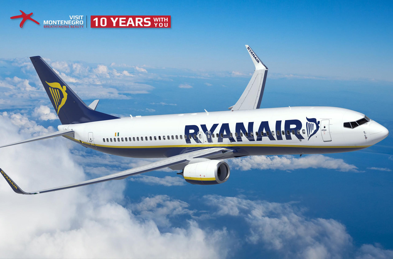 From Podgorica to Stockholm and Berlin with Ryanair