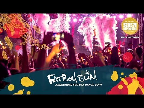 Fatboy Slim performing on Sea Dance in Budva